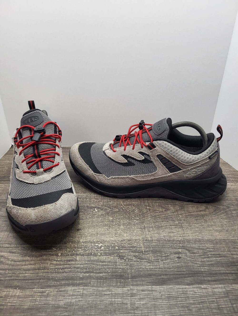Keen High Trail Sp Bal Waterproof Hiking Shoes Gray/Black Mens Size 10